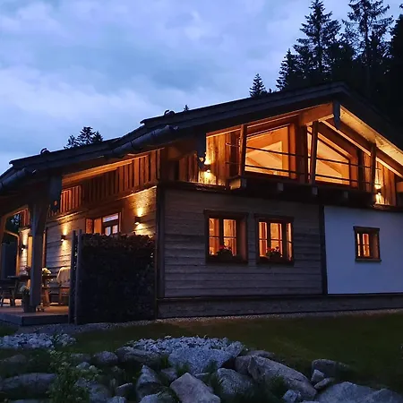 Dreisessel-chalets Im Bayerischen Wald - Dreisessel Mit Whirlpool-sauna-kamin *