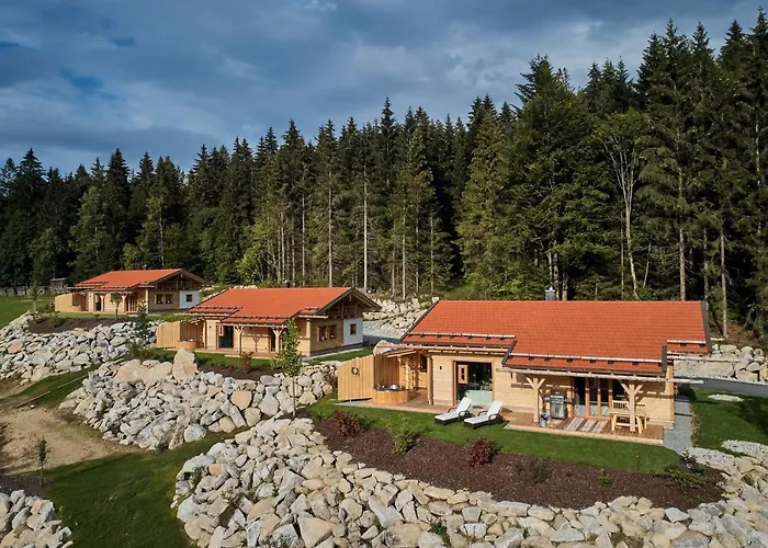 شاليه Dreisessel-chalets Im Bayerischen Wald - Dreisessel Mit Whirlpool-sauna-kamin *