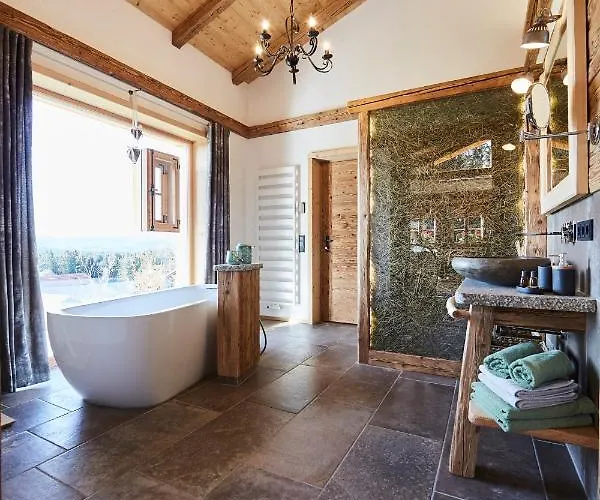 شاليه Dreisessel-chalets Im Bayerischen Wald - Dreisessel Mit Whirlpool-sauna-kamin *
