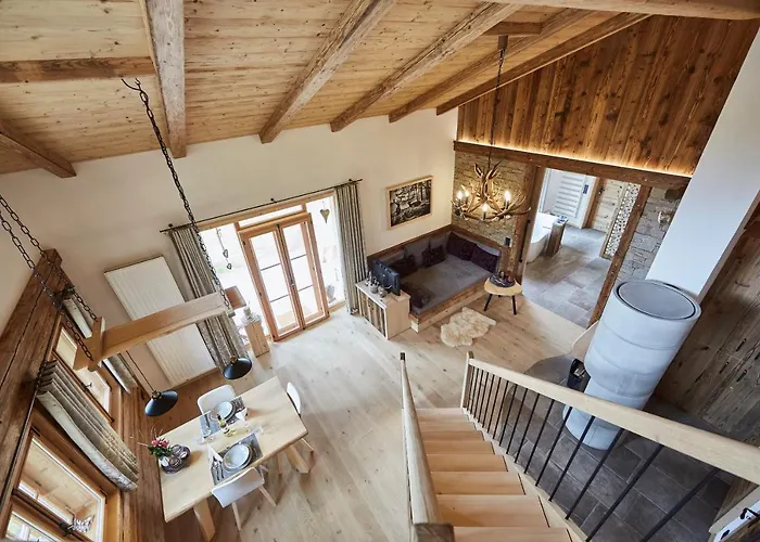 شاليه Dreisessel-chalets Im Bayerischen Wald - Dreisessel Mit Whirlpool-sauna-kamin هايدموهله