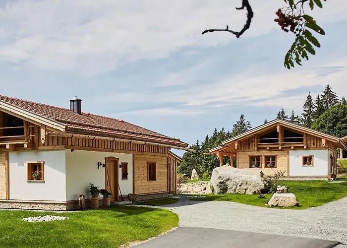 شاليه Dreisessel-chalets Im Bayerischen Wald - Dreisessel Mit Whirlpool-sauna-kamin هايدموهله