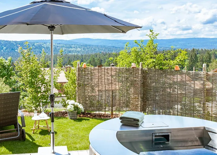 شاليه Dreisessel-chalets Im Bayerischen Wald - Dreisessel Mit Whirlpool-sauna-kamin هايدموهله