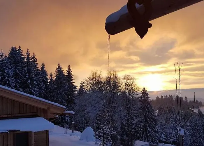 شاليه Dreisessel-chalets Im Bayerischen Wald - Dreisessel Mit Whirlpool-sauna-kamin *
