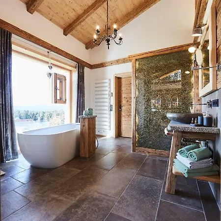Alpehytte Dreisessel-chalets Im Bayerischen Wald - Dreisessel Mit Whirlpool-sauna-kamin *
