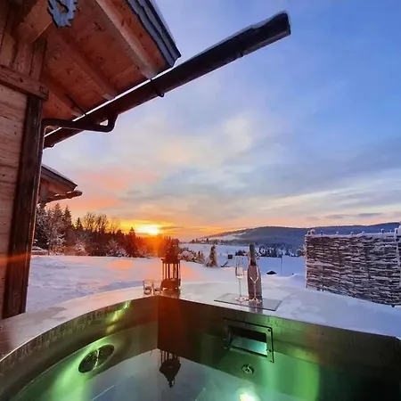 Alpehytte Dreisessel-chalets Im Bayerischen Wald - Dreisessel Mit Whirlpool-sauna-kamin Haidmühle