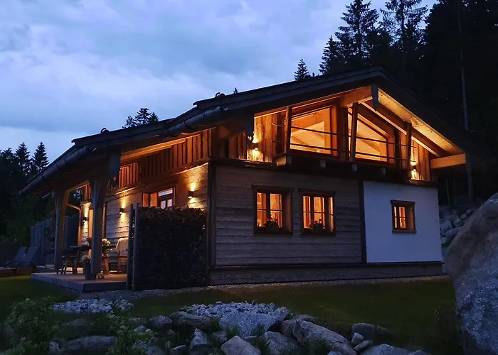 Dreisessel-chalets Im Bayerischen Wald - Dreisessel Mit Whirlpool-sauna-kamin *